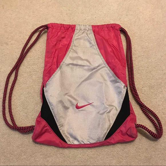 Nike Handbags - Pink Nike Cinch Bag
